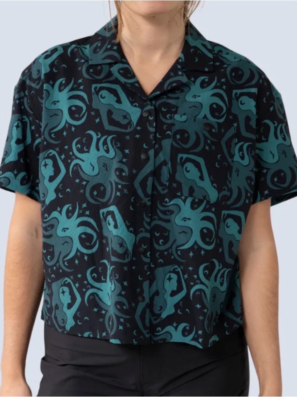 Wild Rye Lil' Party Shirt in Dark Reflections S